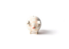 Load image into Gallery viewer, Pink Gingham Piggy Bank