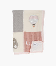 Load image into Gallery viewer, Mauve Playroom Knitted Blanket