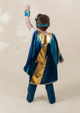 Load image into Gallery viewer, Blue Superhero Cape & Mask Play Costume