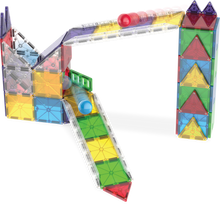 Load image into Gallery viewer, Magna-tiles Rail Racers Deluxe 90 pc