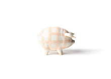 Load image into Gallery viewer, Pink Gingham Piggy Bank