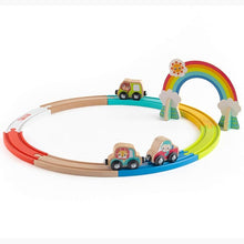 Load image into Gallery viewer, Animal Friends Wooden Train Set