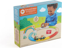 Load image into Gallery viewer, Animal Friends Wooden Train Set