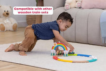 Load image into Gallery viewer, Animal Friends Wooden Train Set