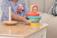 Load image into Gallery viewer, Wooden Lion Stacking Rings