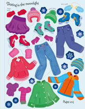 Load image into Gallery viewer, Sticker Dolly Dressing Winter Wonderland
