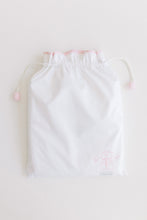 Load image into Gallery viewer, Pink Pinstripe Terry Cloth Lined Robe