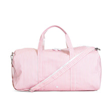 Load image into Gallery viewer, Pimlico Stripe Weekender Duffel - Dusty Rose