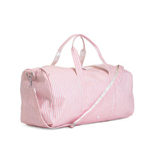 Load image into Gallery viewer, Pimlico Stripe Weekender Duffel - Dusty Rose