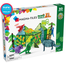 Load image into Gallery viewer, Dino World XL Magna Tiles 50-Piece Set