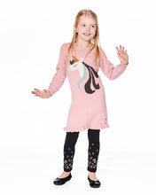 Load image into Gallery viewer, Unicorn Intarsia Knit Dress