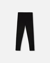 Load image into Gallery viewer, Black Rib Leggings