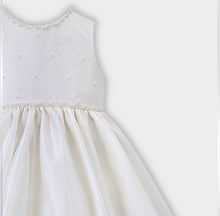 Load image into Gallery viewer, Ballerina Length Embriodered Pearl Neckline Dress