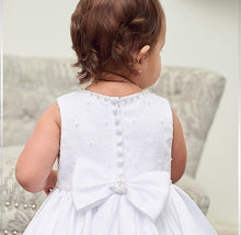 Load image into Gallery viewer, Ballerina Length Embriodered Pearl Neckline Dress