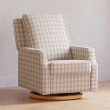 Load image into Gallery viewer, Crewe Tan Gingham Recliner