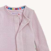 Load image into Gallery viewer, Lilac Snow Waffle Magnetic Footie