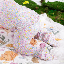 Load image into Gallery viewer, Bunny Blossom Modal Magnetic Ruffle Footie