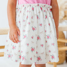Load image into Gallery viewer, Coquette Rose Short Sleeve Tutu Dress