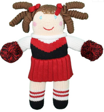 Load image into Gallery viewer, Cheerleader Doll Rattle