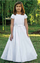 Load image into Gallery viewer, Satin A-line Ceremonial Ankle Length Gown