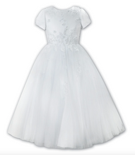 Load image into Gallery viewer, Beaded and Lace A-line Ballerina Gown