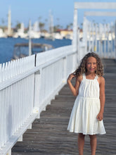 Load image into Gallery viewer, Green Sloane Eyelet Dress