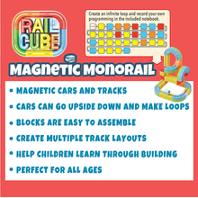 Load image into Gallery viewer, Rail Cube Magnetic Monorail Starter Set