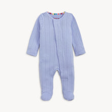 Load image into Gallery viewer, Wisteria Pointelle Magnetic Footie