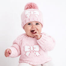 Load image into Gallery viewer, Pink Bow Sweater