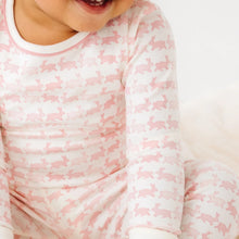 Load image into Gallery viewer, Dusty Rose Bunny Hop Pjs