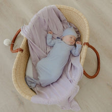 Load image into Gallery viewer, Rib Knit Knotted Gown - Periwinkle