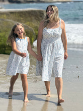 Load image into Gallery viewer, Adele Blue Floral Dress