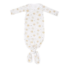 Load image into Gallery viewer, Newborn Knotted Gown - Chip