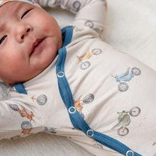 Load image into Gallery viewer, Newborn Knotted Gown - Ryder
