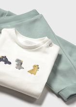 Load image into Gallery viewer, Baby Three Piece Dino Hoodie Set