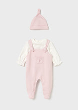 Load image into Gallery viewer, Baby Pink One Piece & Hat Set