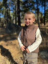 Load image into Gallery viewer, Hunter Quilted Brown Vest