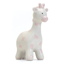 Load image into Gallery viewer, Pink Spotted Giraffe Bank