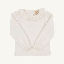 Load image into Gallery viewer, Long Sleeve Ramona Ruffle Shirt Palmetto Pearl