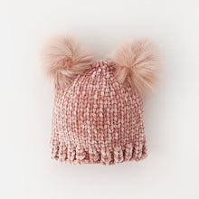 Load image into Gallery viewer, Rosy Chenille Beanie Hat