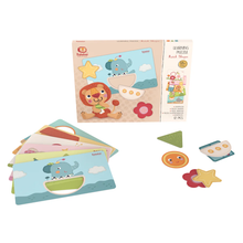 Load image into Gallery viewer, Match Shapes Learning Puzzle