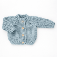 Load image into Gallery viewer, Surf Garter Stitch Cardigan Sweater