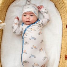 Load image into Gallery viewer, Newborn Knotted Gown - Ryder
