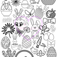 Load image into Gallery viewer, Easter Coloring Page