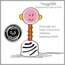 Load image into Gallery viewer, NogginStik Developmental Light-up Rattle