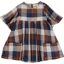 Load image into Gallery viewer, Korin Brown Plaid Dress
