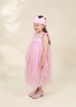 Load image into Gallery viewer, Pink Princess Dress &amp; Crown Play Costume
