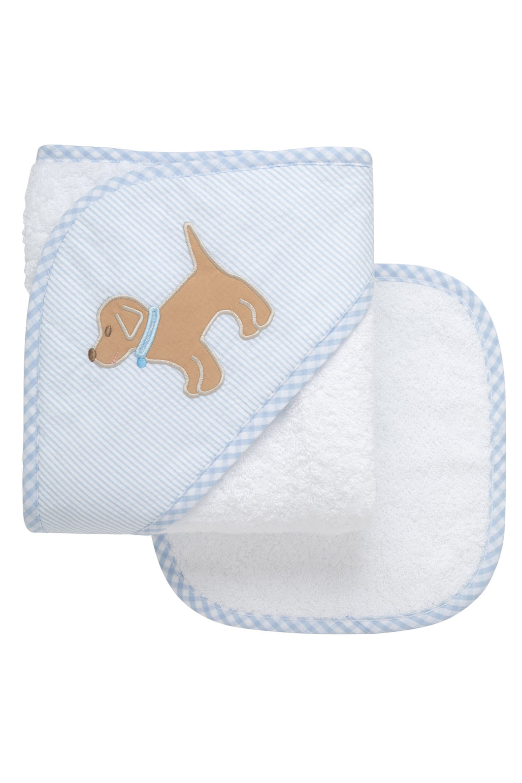Blue Lab Puppy Hooded Towel