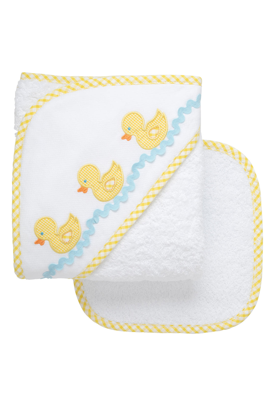 Yellow Duck Hooded Towel