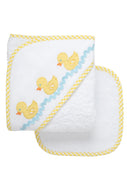 Yellow Duck Hooded Towel